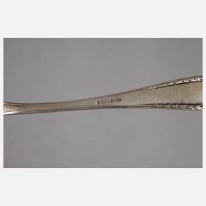 Zwölf Kaffeelöffel Silber