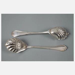 Zwei Teeeier als Löffel