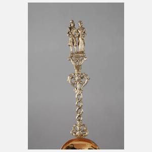 Sechs große Figurenlöffel