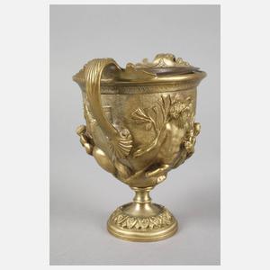 Feine Amphorenvase Bronze