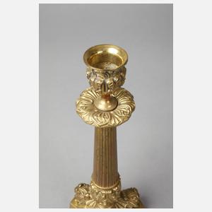 Paar klassizistische Kerzenleuchter