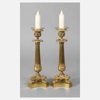 Paar klassizistische Kerzenleuchter111