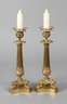 Paar klassizistische Kerzenleuchter