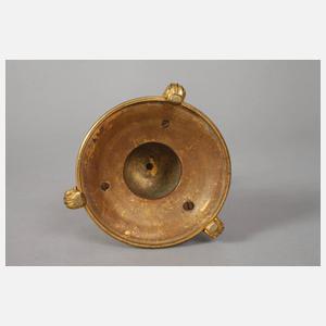 Paar vergoldete Bronzeleuchter