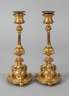 Paar vergoldete Bronzeleuchter