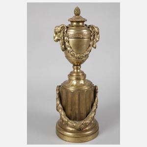 Paar klassizistische Kaminbeisteller