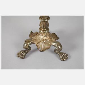 Paar vierflammige Kandelaber mit Tierfiguren