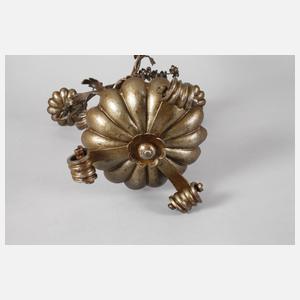 Paar schmiedeeiserne Kerzenleuchter