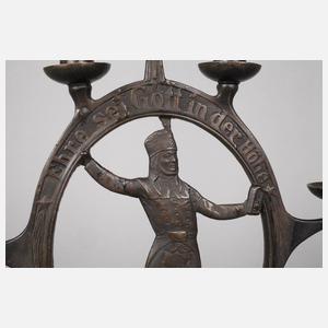 Bergmannsleuchter Eisenguss