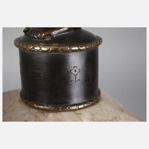 Paar figürliche Kerzenleuchter Bronze