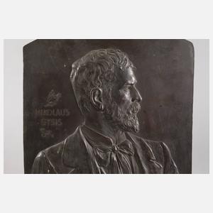 Alois Börsch, Bronzerelief Nikolaus Gysis