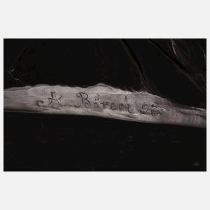 Alois Börsch, Bronzerelief Nikolaus Gysis