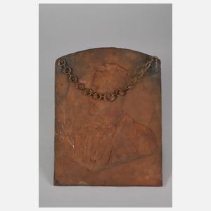 Alois Börsch, Bronzerelief Nikolaus Gysis