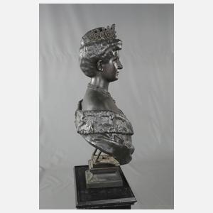 Übergroße Büste Königin Elena von Italien