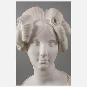 Marmorbüste Amalie Auguste Königin von Sachsen