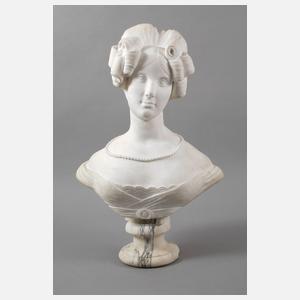 Marmorbüste Amalie Auguste Königin von Sachsen