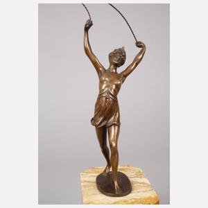 Seiltänzerin als Halbakt