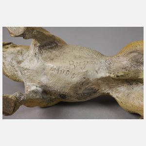 Wiener Bronze zwei Bulldoggen