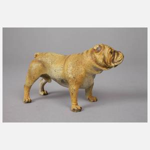 Wiener Bronze zwei Bulldoggen