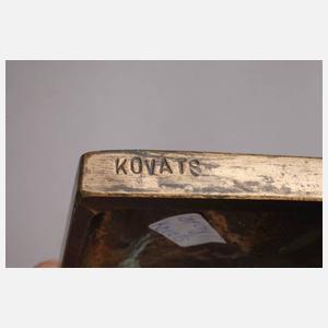 Georg von Kovats, abstrakte Bronzeplatte