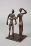 Oskar Höfinger attr., moderne Bronzegruppe