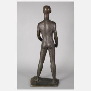 Alfred Thiele, großer stehender Herrenakt