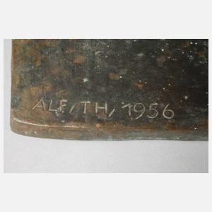 Alfred Thiele, großer stehender Herrenakt