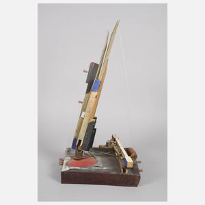 Günther Huniat attr., abstrakte Komposition