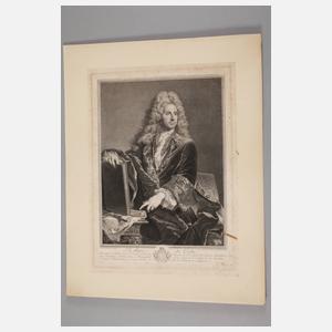 Pierre Drevet, Bildnis Robert de Cotte