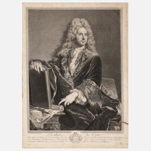Pierre Drevet, Bildnis Robert de Cotte