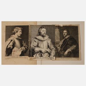 Portraits nach Anthonis van Dyck