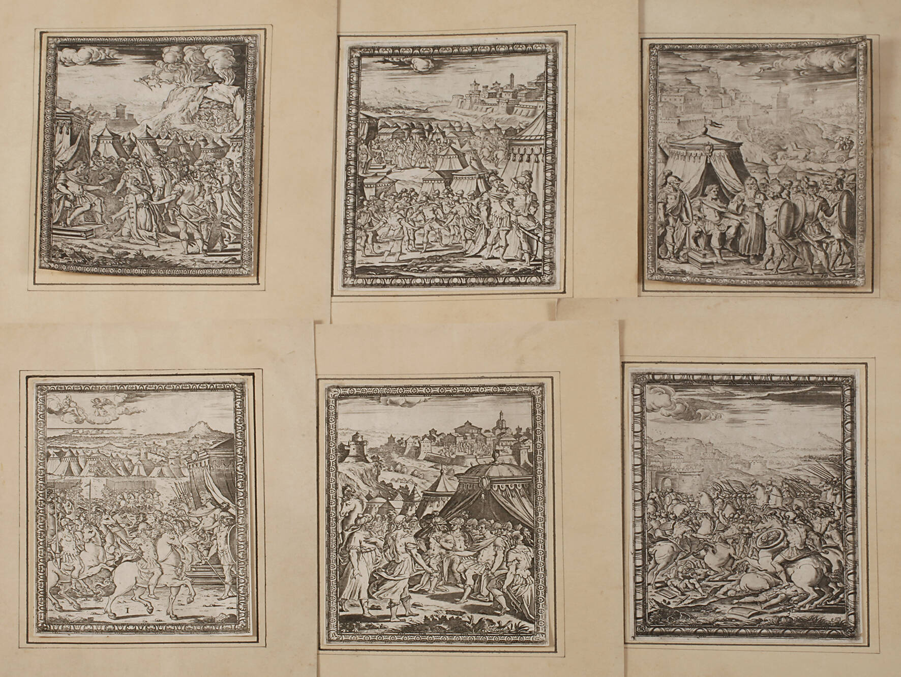 Giacomo Franco, Konvolut Kupferstiche