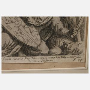 Francois Perrier, drei Kupferstiche