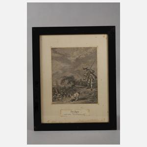 Johann Elias Ridinger, Jagd- und Tierdarstellungen