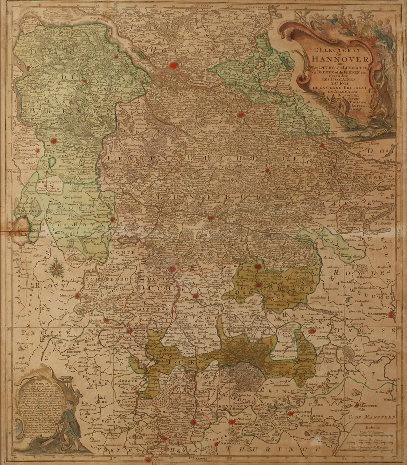 Tobias Lotter, Kupferstichkarte Norddeutschland