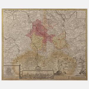 Kupferstichkarte Hildesheim