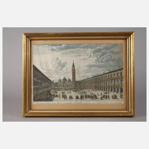 Michele Mariechi, Markusplatz in Venedig