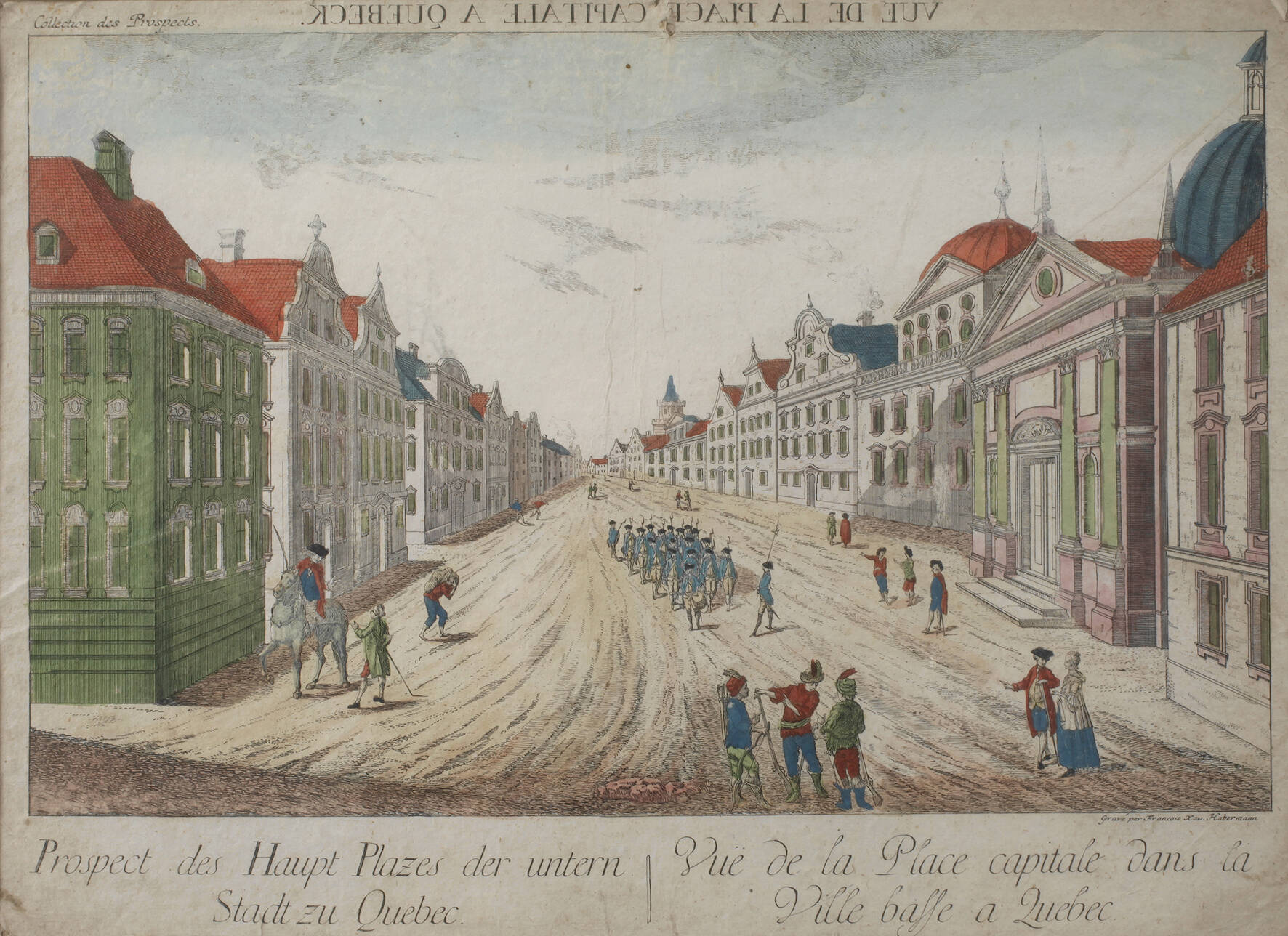 Franz Xaver Habermann, Guckkastenblatt Quebec