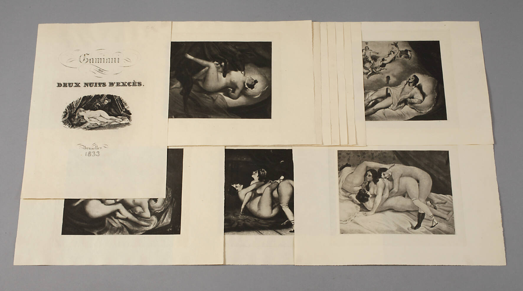 Alfred de Musset, Mappe Erotika