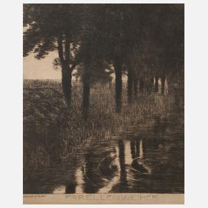 Prof. Franz von Stuck, "Forellenweiher"