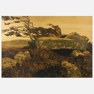 Karl Biese, "Hünengrab in der Heide"