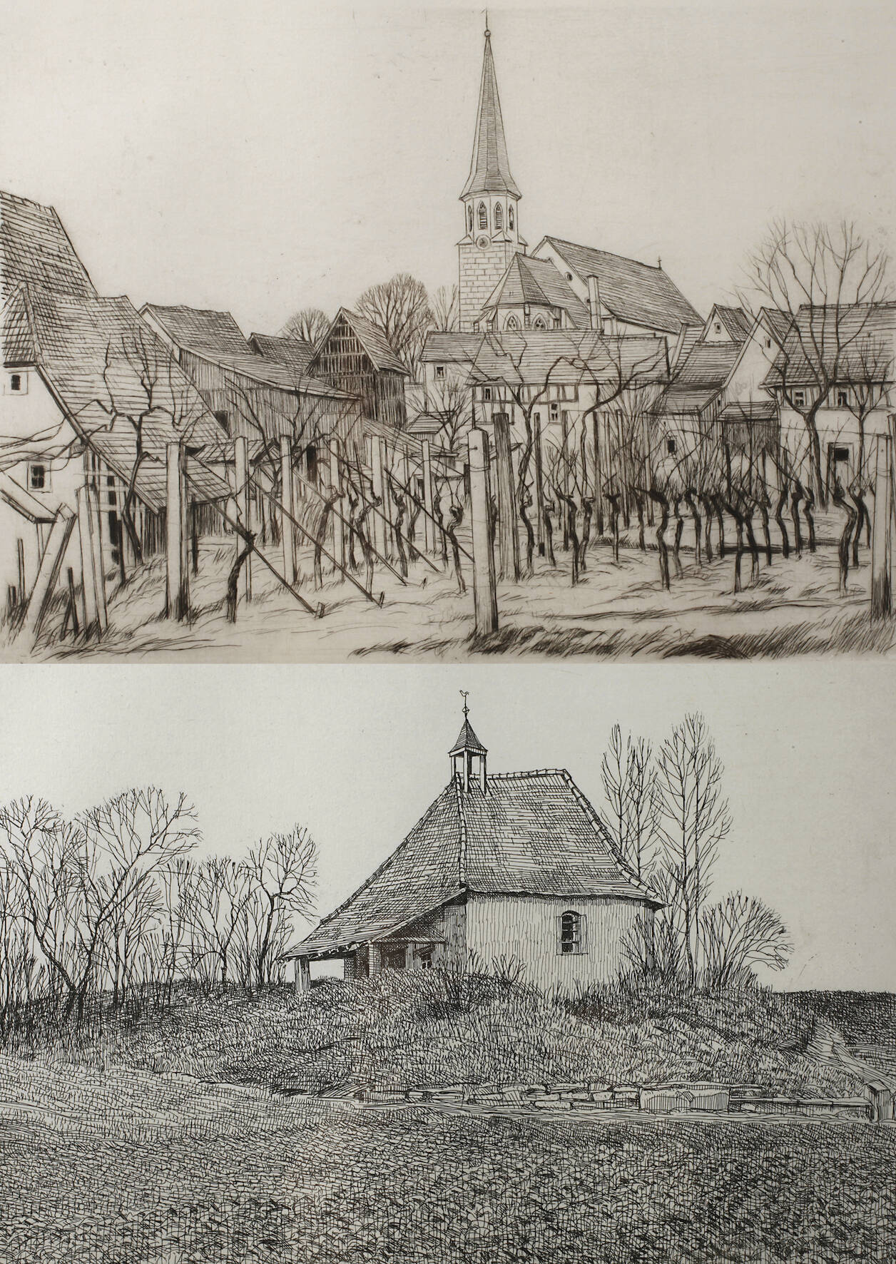 Werner Brand, Zwei Motive aus Herxheim