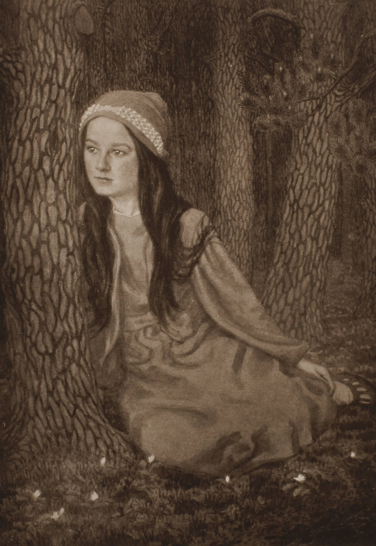 Fidus, "Tochter des Künstlers"