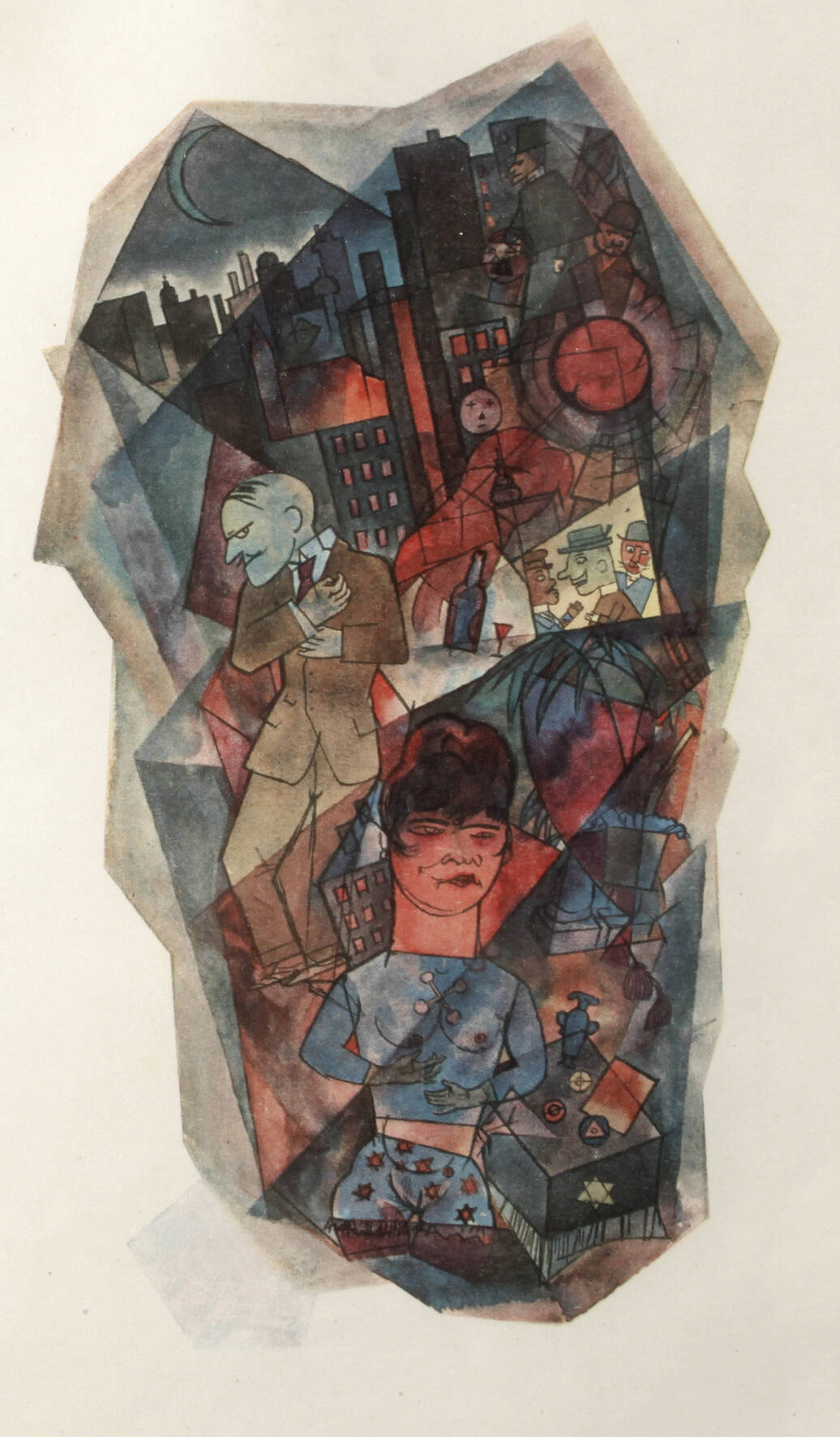 George Grosz, "Whisky"