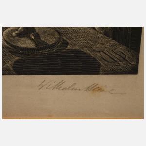 Prof. Wilhelm Heise, "Pompon-Dahlien"