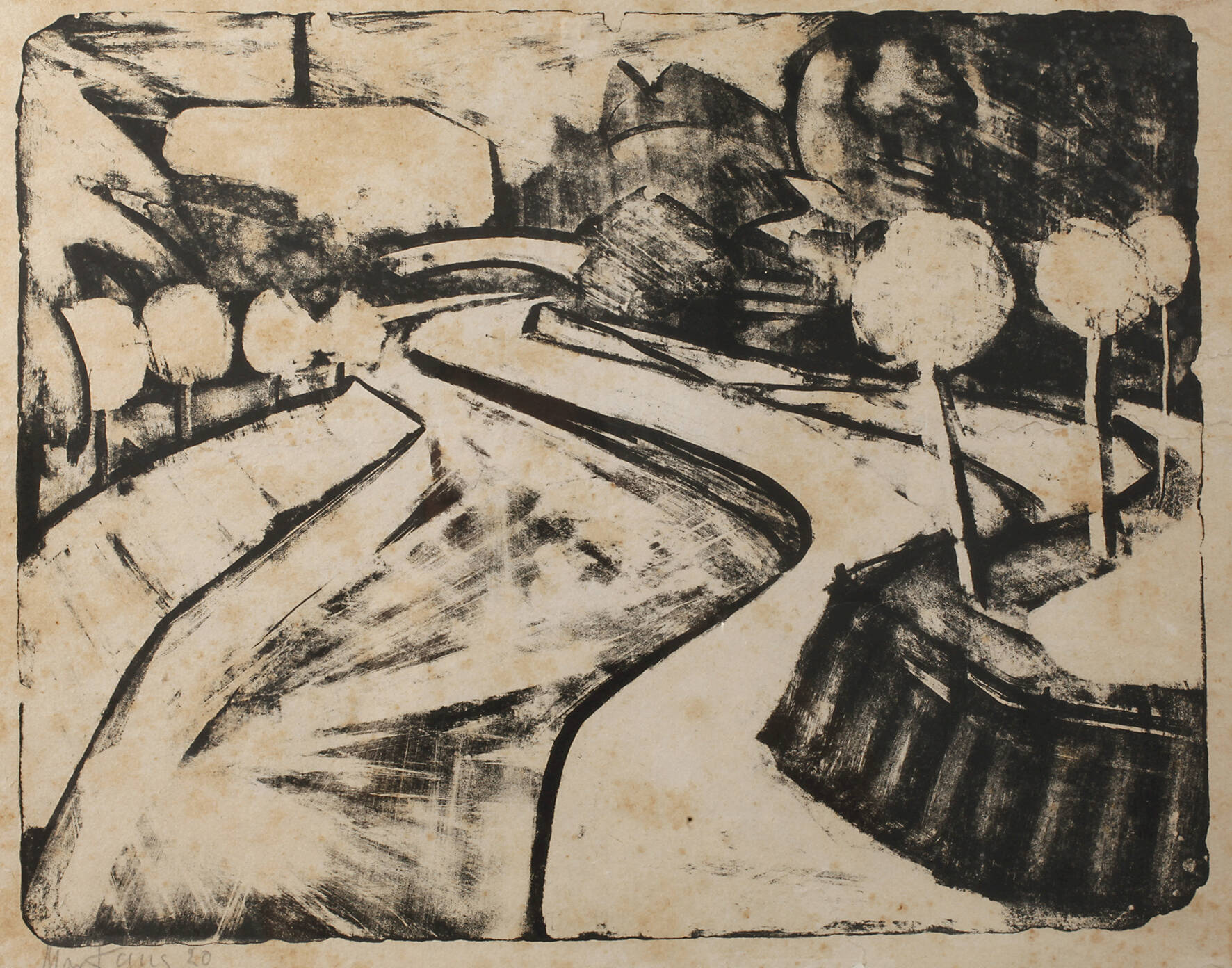 Prof. Max Kaus, Kanallandschaft