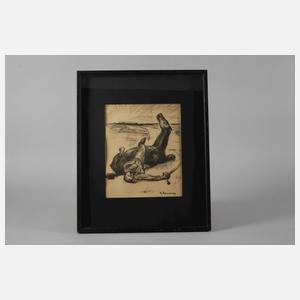 Max Liebermann, Gestürzter Soldat