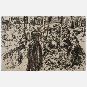 Prof. Max Liebermann, Fischmarkt in Amsterdam