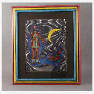 Richard Lindner, "St. Mark's Place, from Fun City"