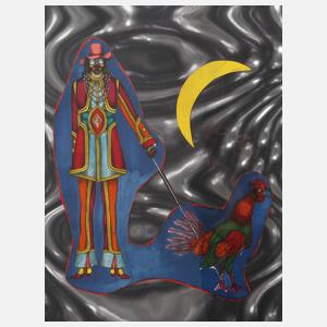 Richard Lindner, "St. Mark's Place, from Fun City"